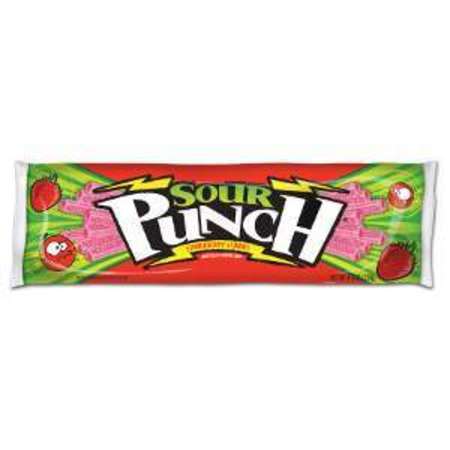 SOUR PUNCH Sour Punch King Size Strawberry Straws 4.5 oz., PK24 8033